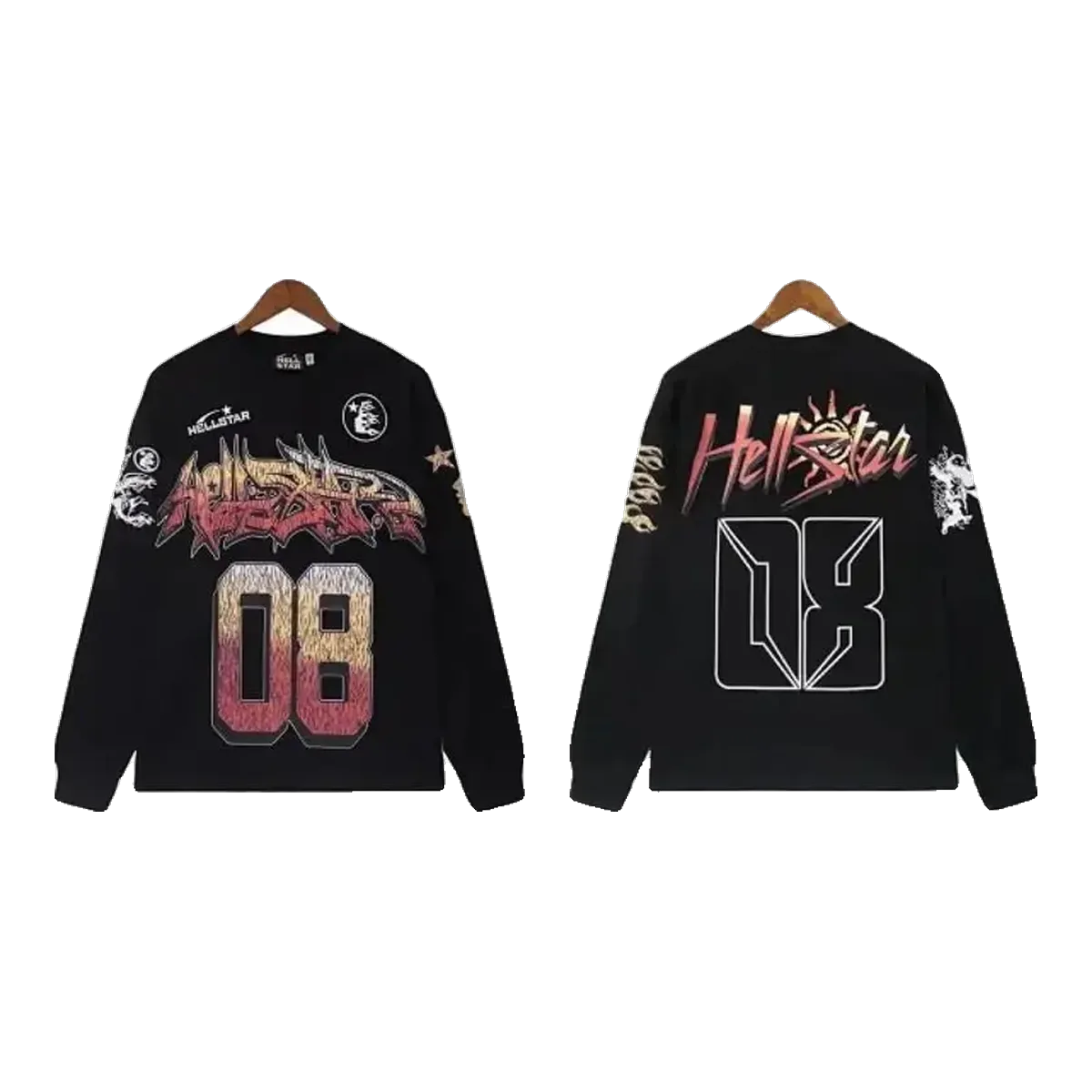 Hellstar Black Graphic Longsleeve