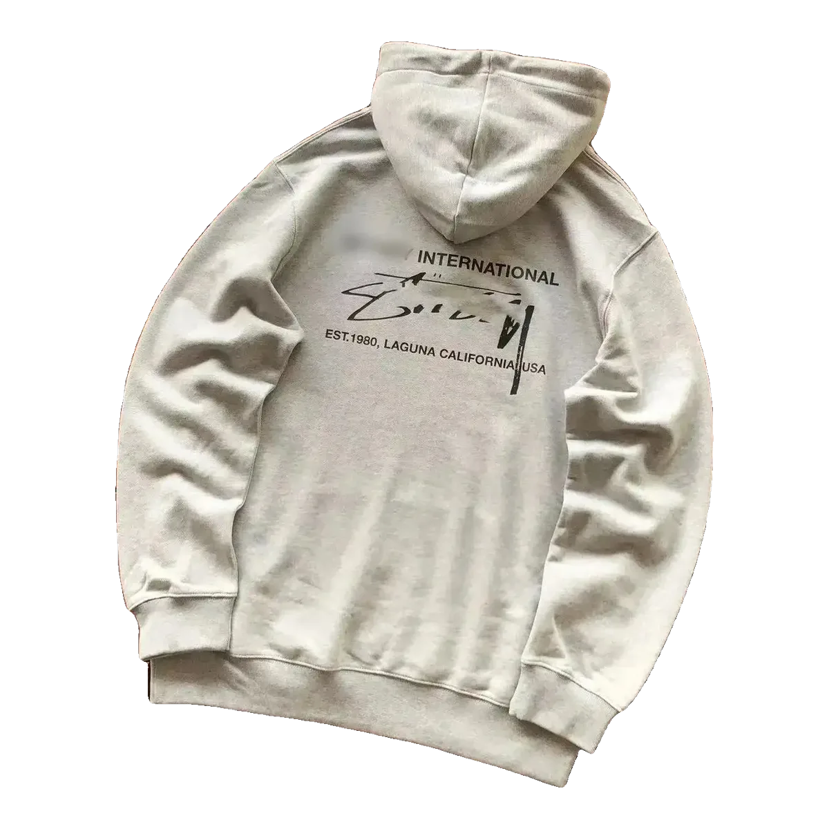 Stussy Cream Script Hoodie