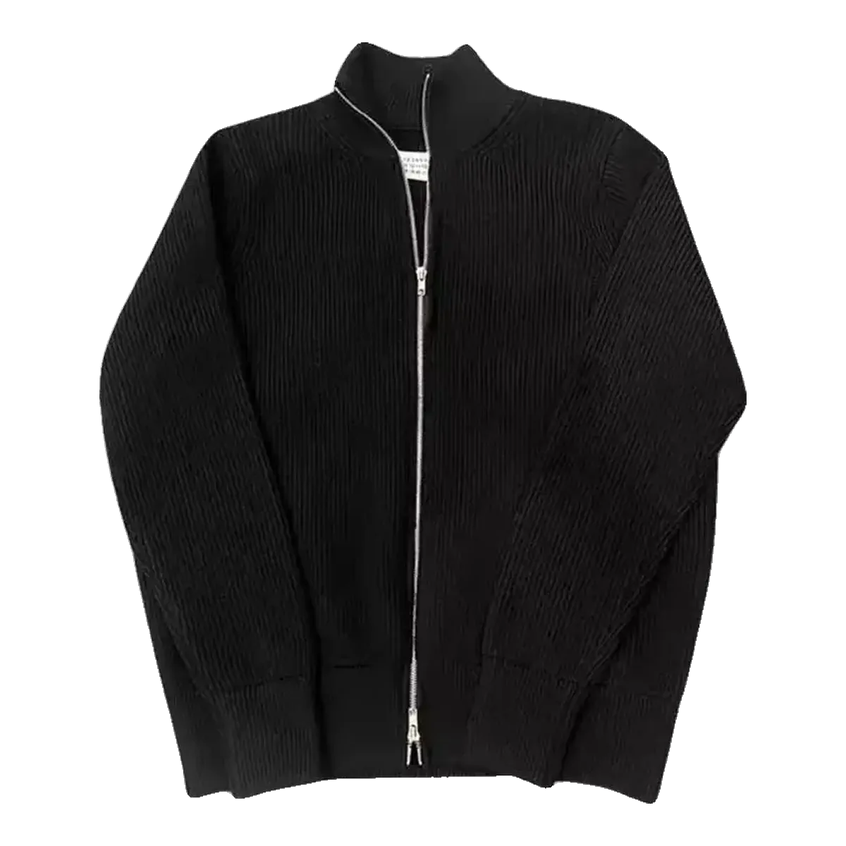Maison Margiela Zip Sweater Black