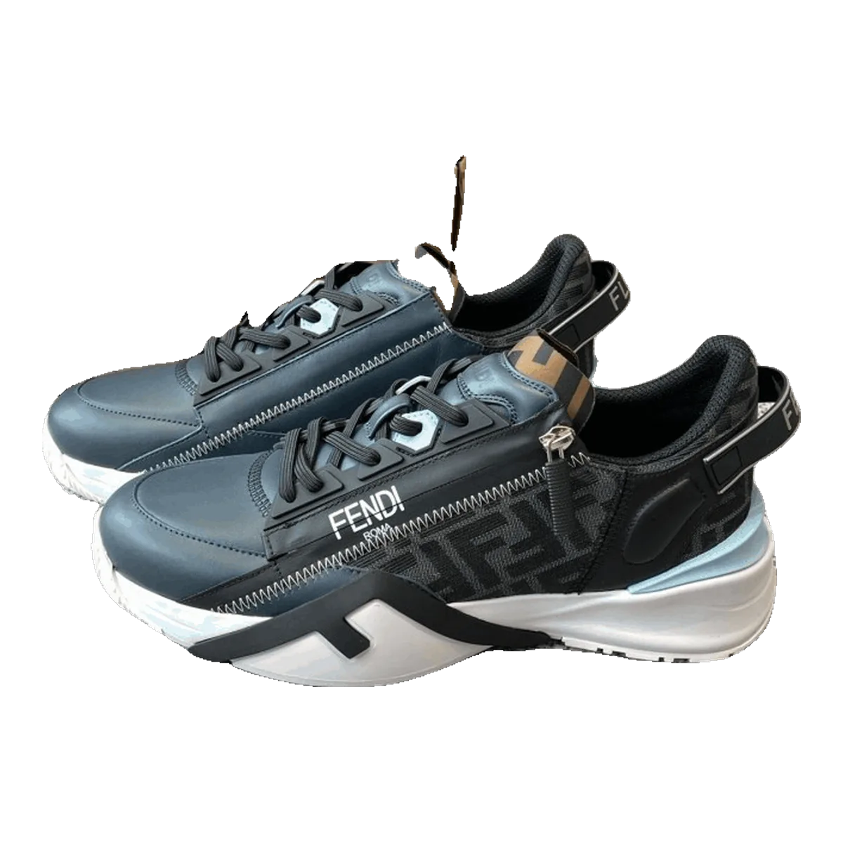 Fendi Chunky Sneakers Navy