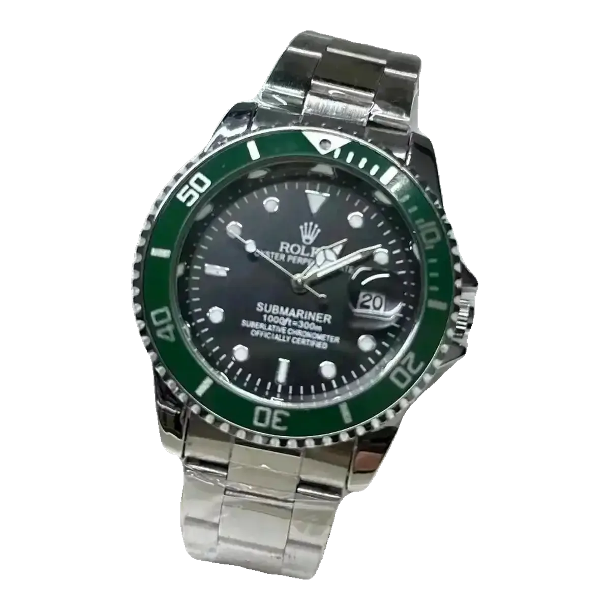 Rolex Green Submariner Watch