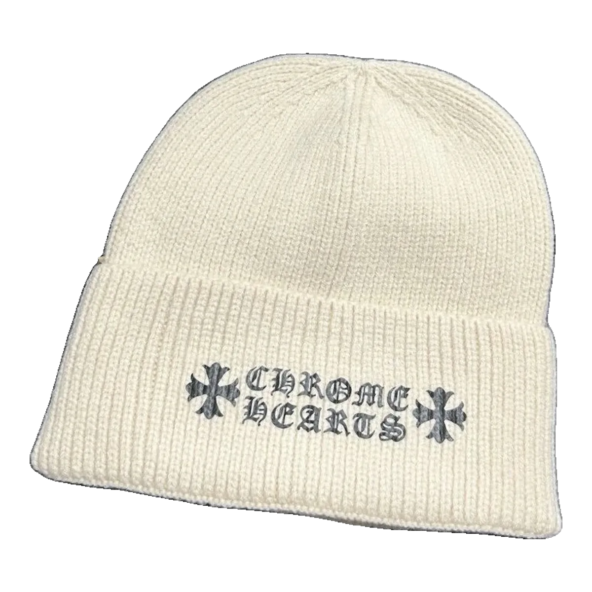 Chrome Hearts Beanie Cream