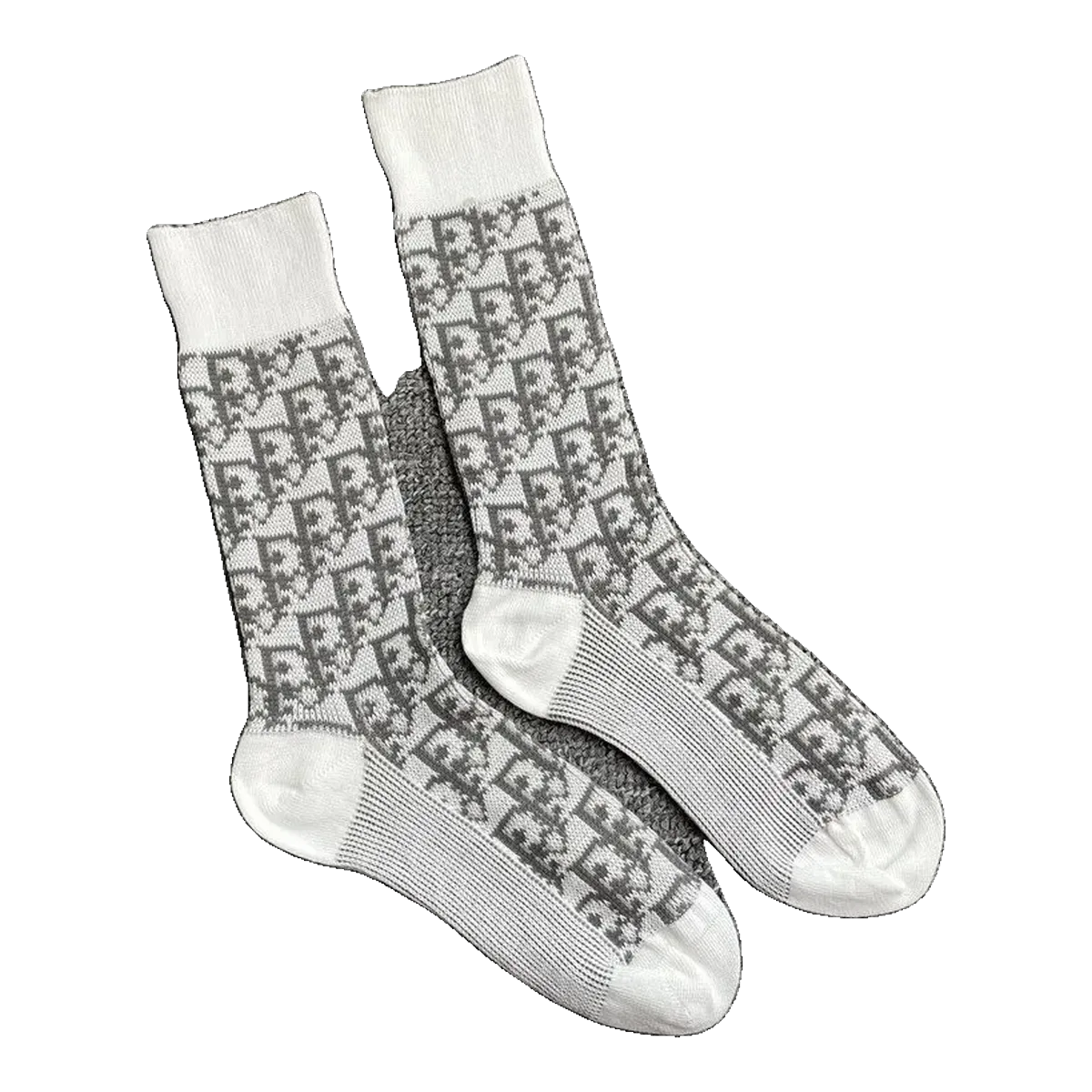 Dior Grey Oblique Socks