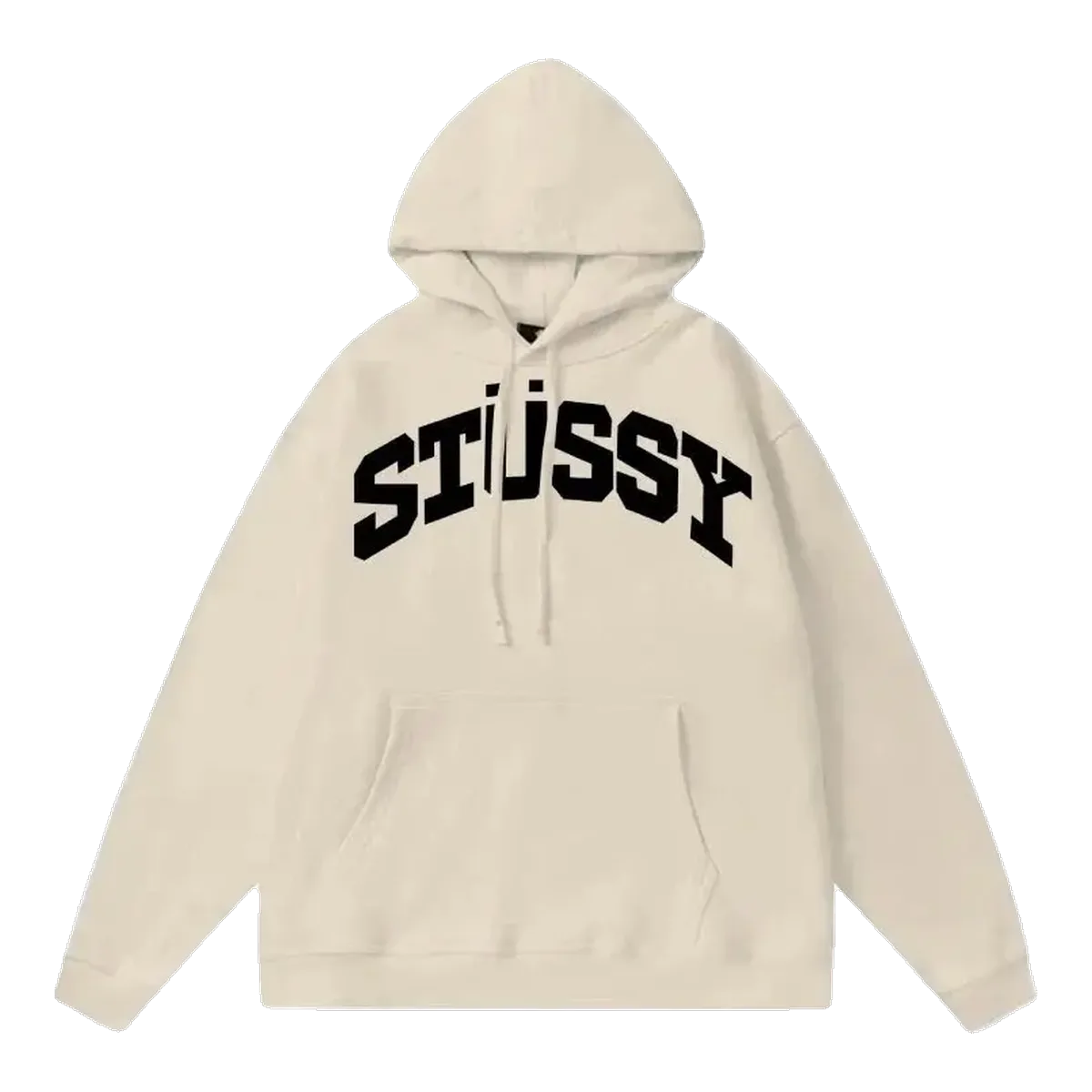 Stussy Cream Logo Hoodie