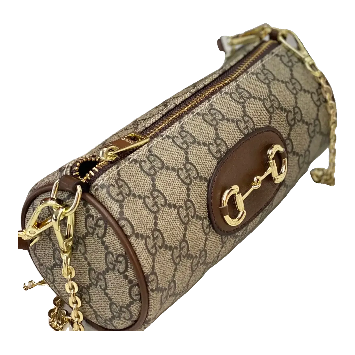 Gucci GG Supreme Barrel Crossbody Bag