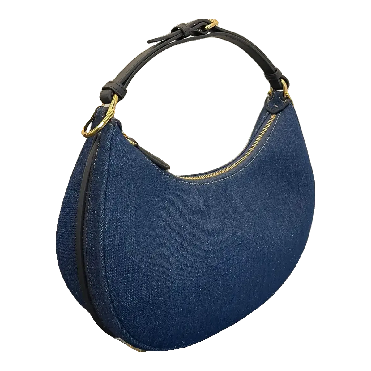 Fendi Denim Hobo Bag Blue