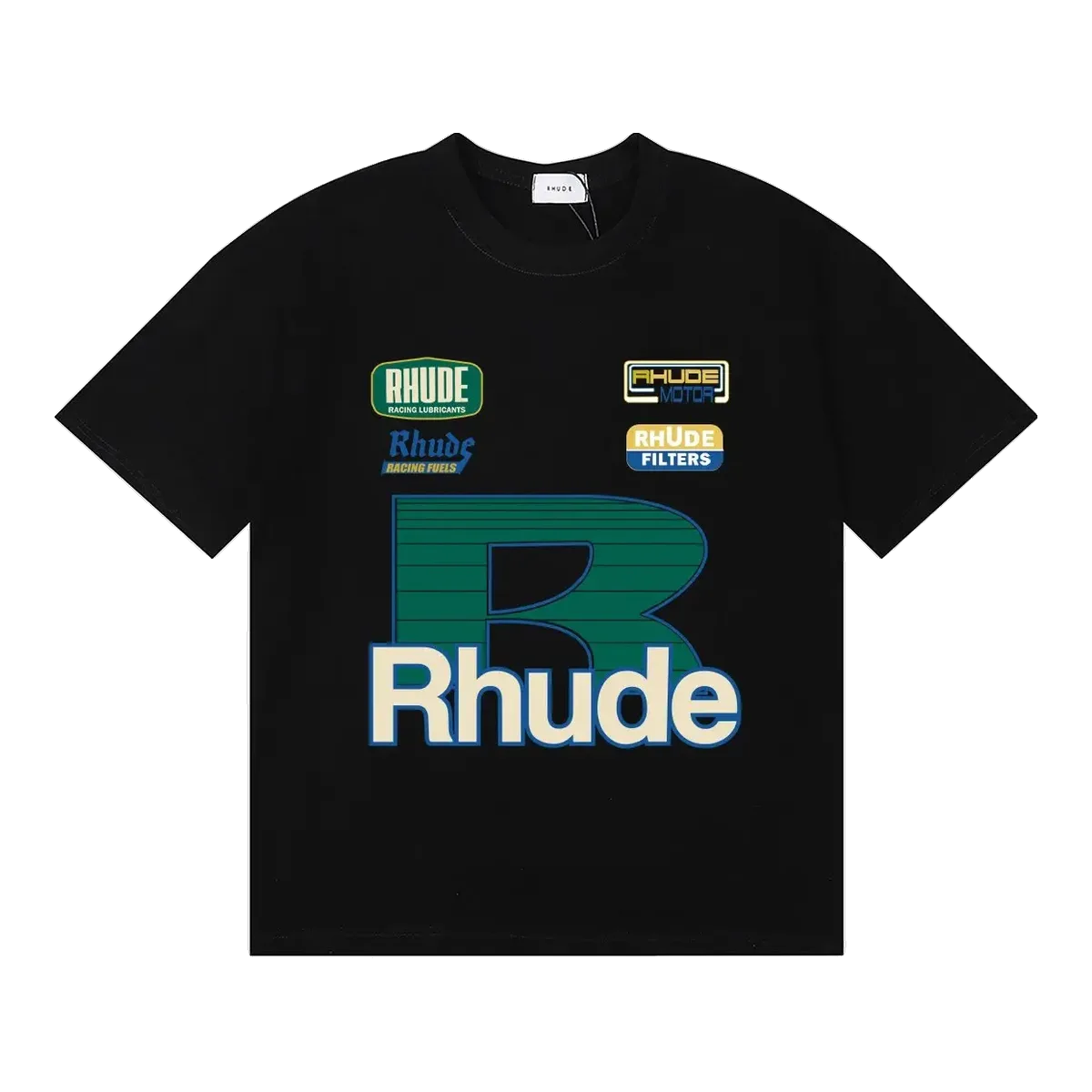 Rhude Black Logo T-Shirt