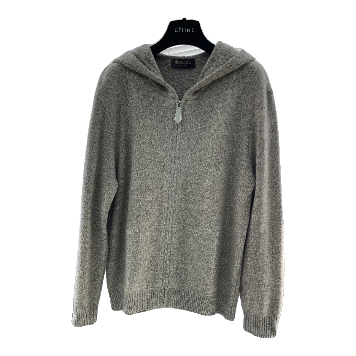 Loro Piana Grey Half-Zip Sweater