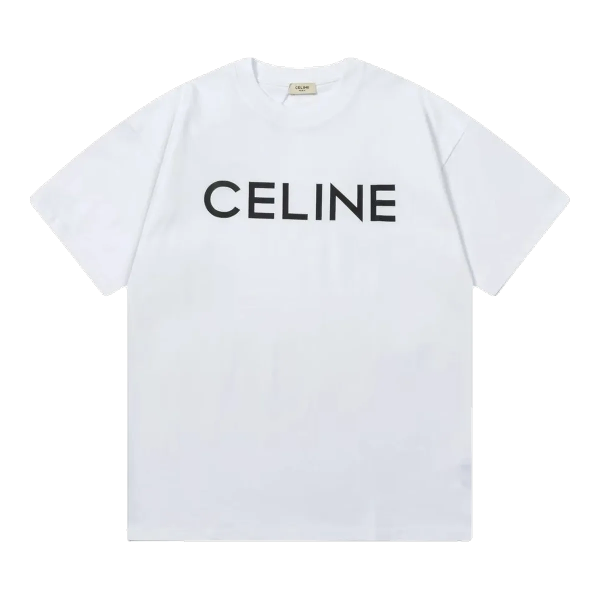 Celine White Logo T-Shirt