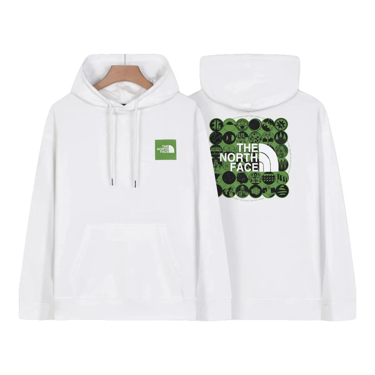 The North Face Box Logo Hoodie White