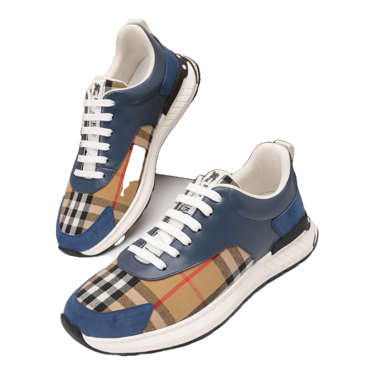 Burberry Sneakers Blue Check