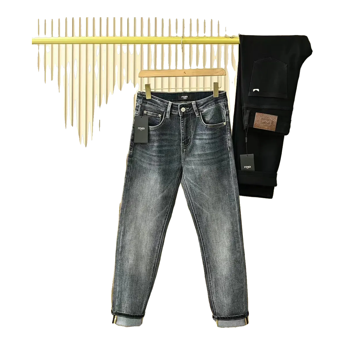 Fendi Dark Wash Pants