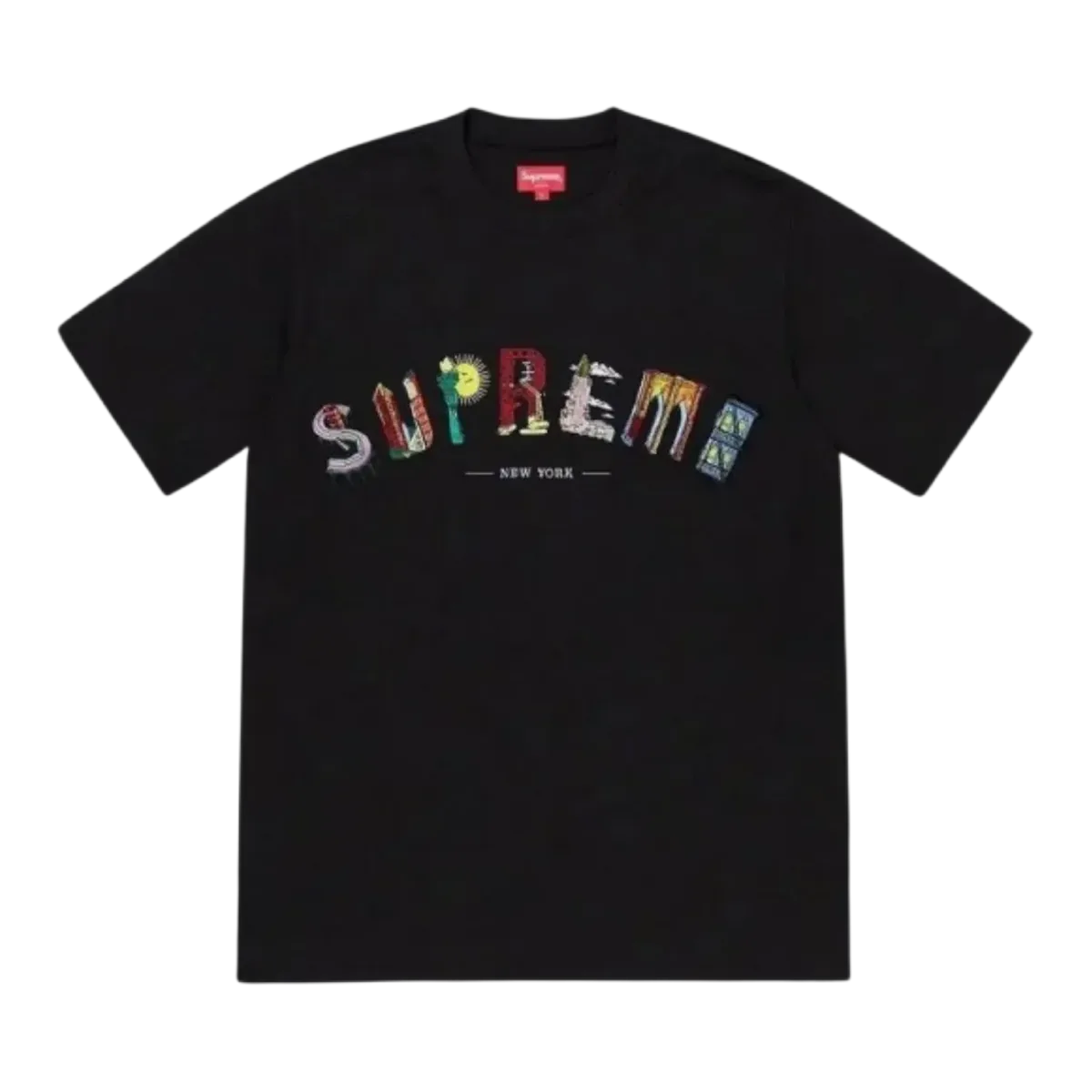 Supreme Black Logo Tee