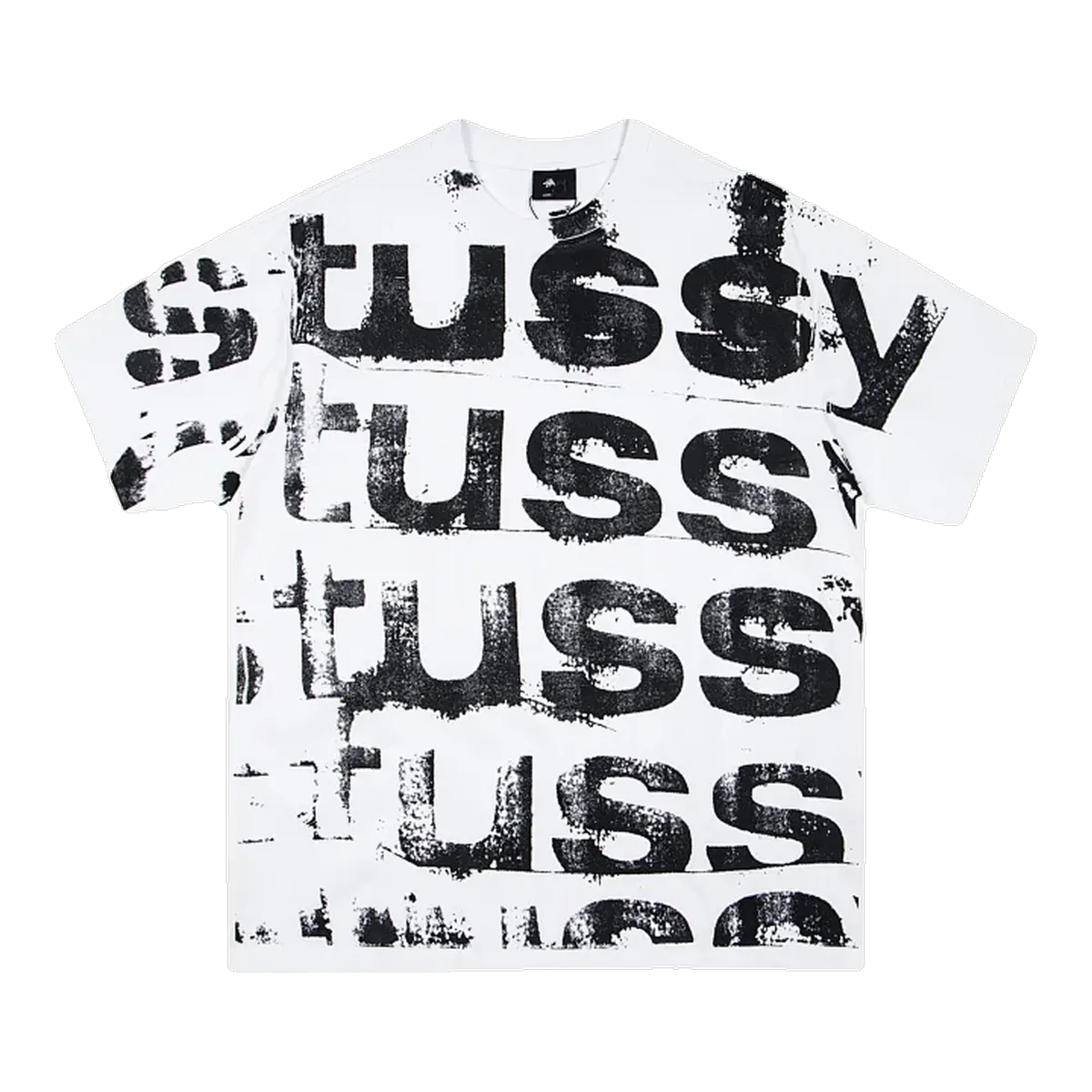 Stussy Stacked Logo T-Shirt White