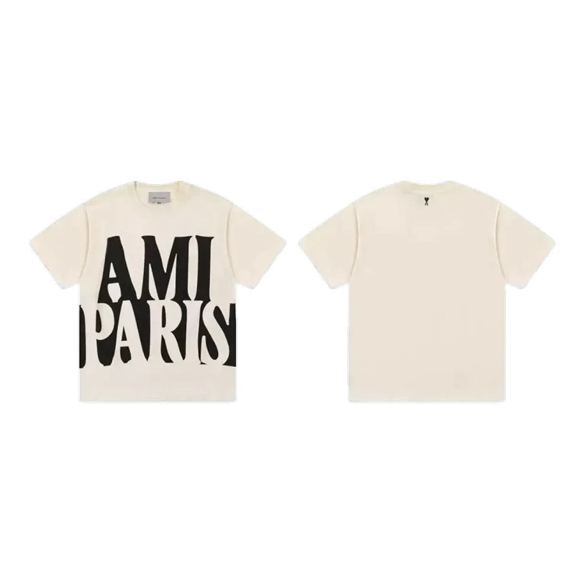 Ami Paris T-Shirt Cream