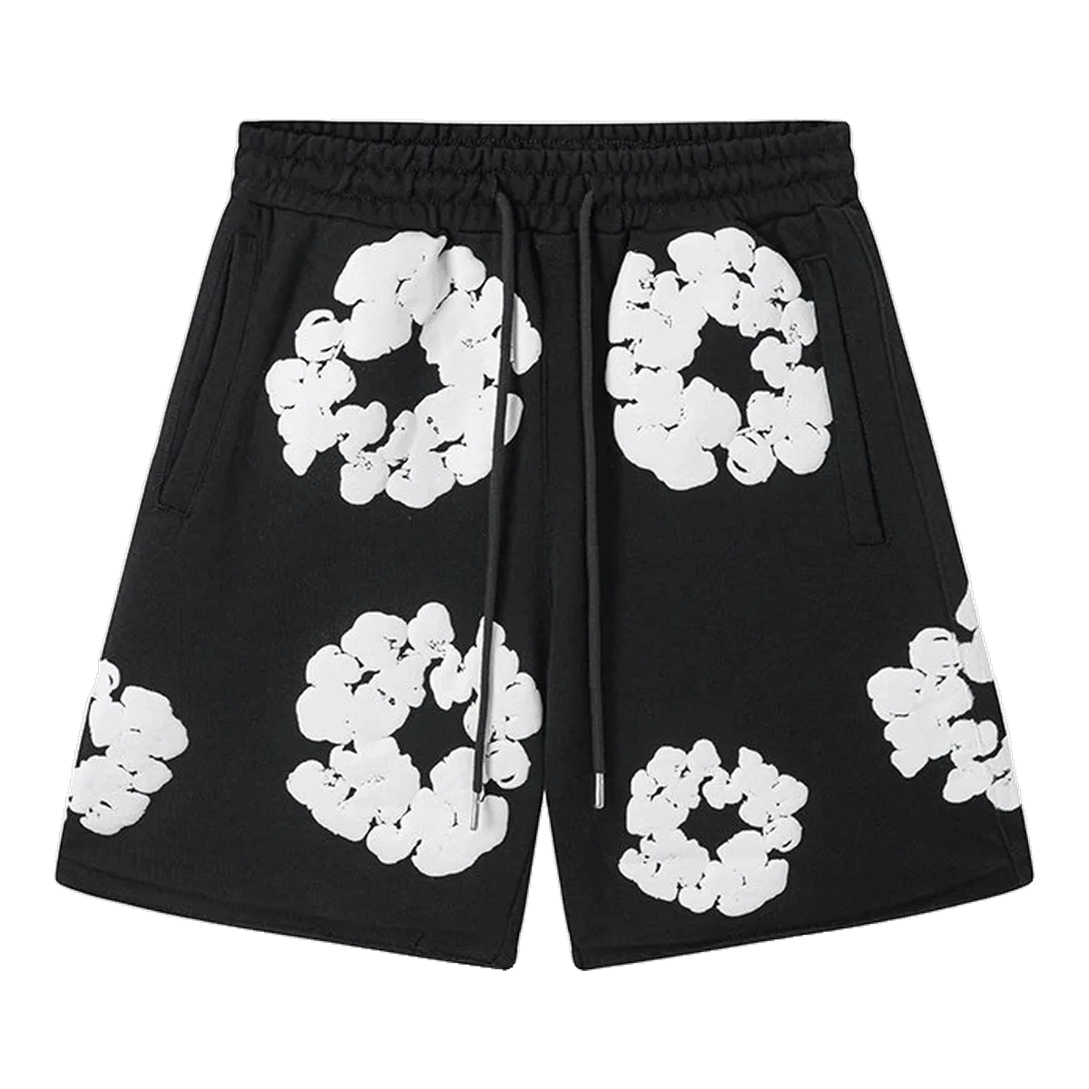 Denim Tears Black Floral Shorts