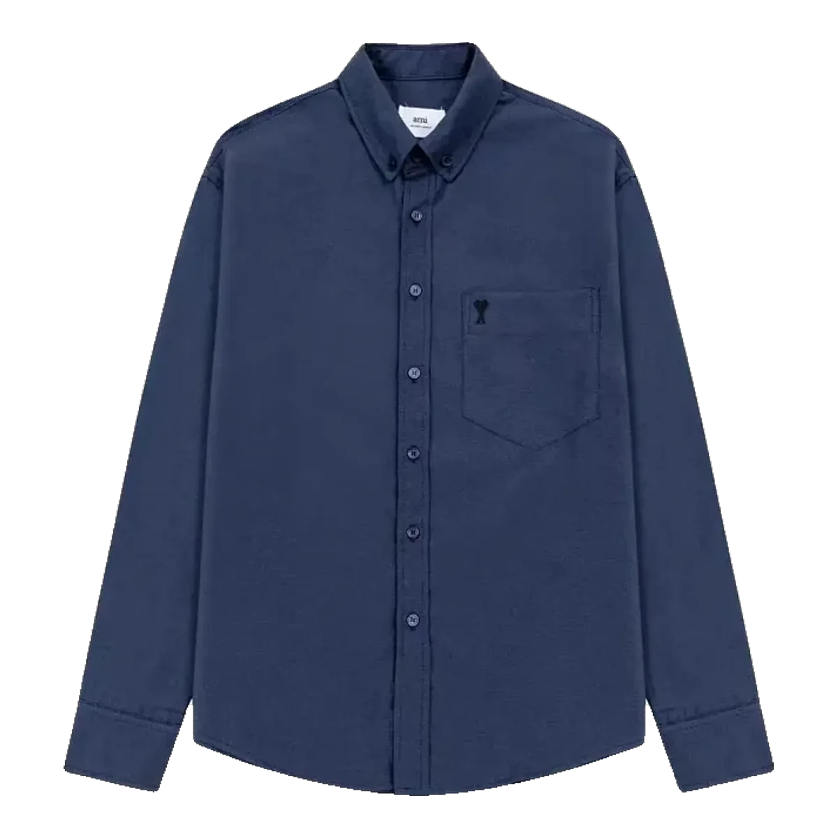 Ami Navy Shirt Heart Logo