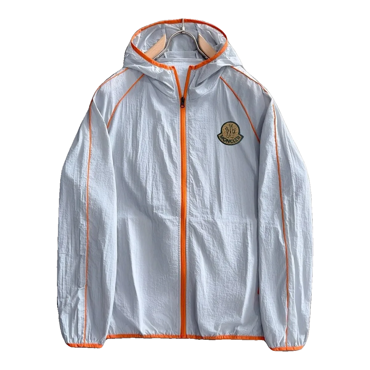 Moncler Silver Windbreaker