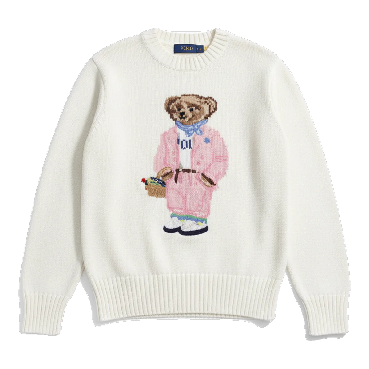 Ralph Lauren Polo Bear Sweater White
