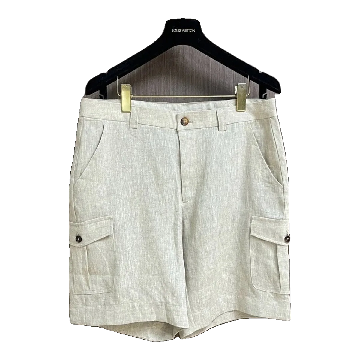 Loro Piana Cream Shorts