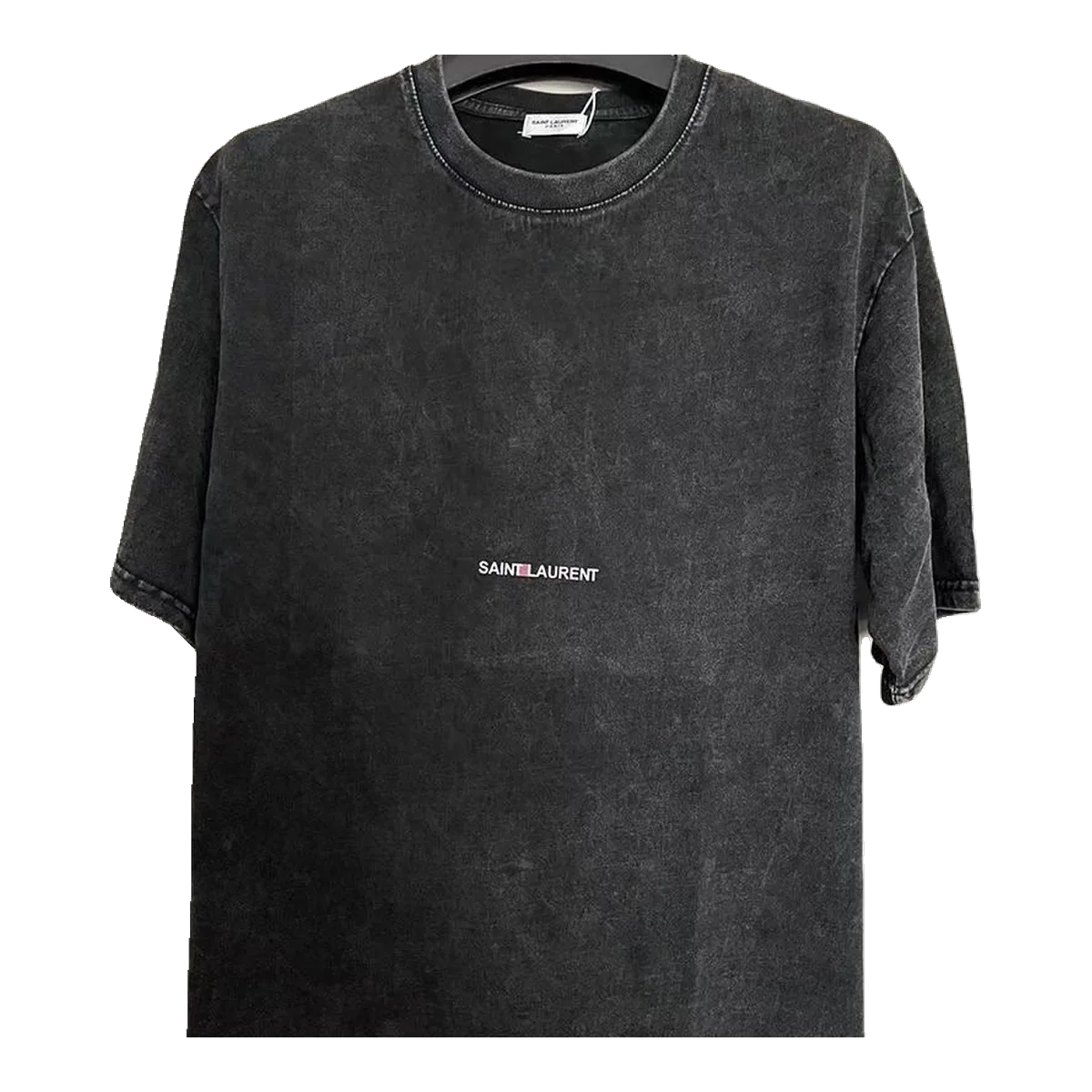 Saint Laurent Grey Washed T-Shirt