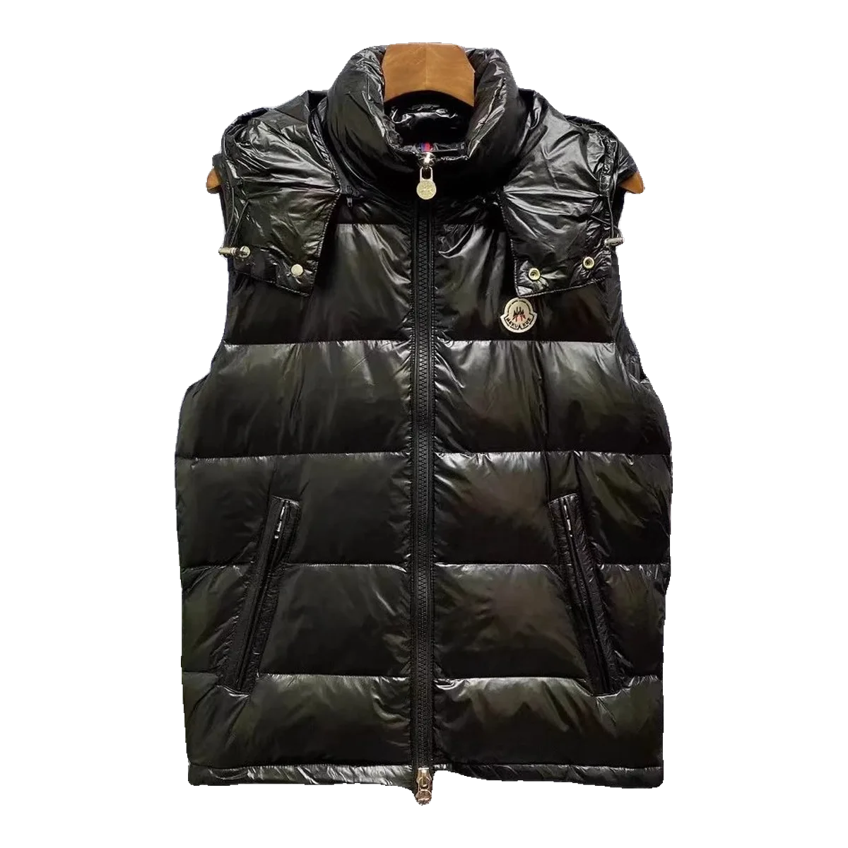 Palace Puffer Vest Black