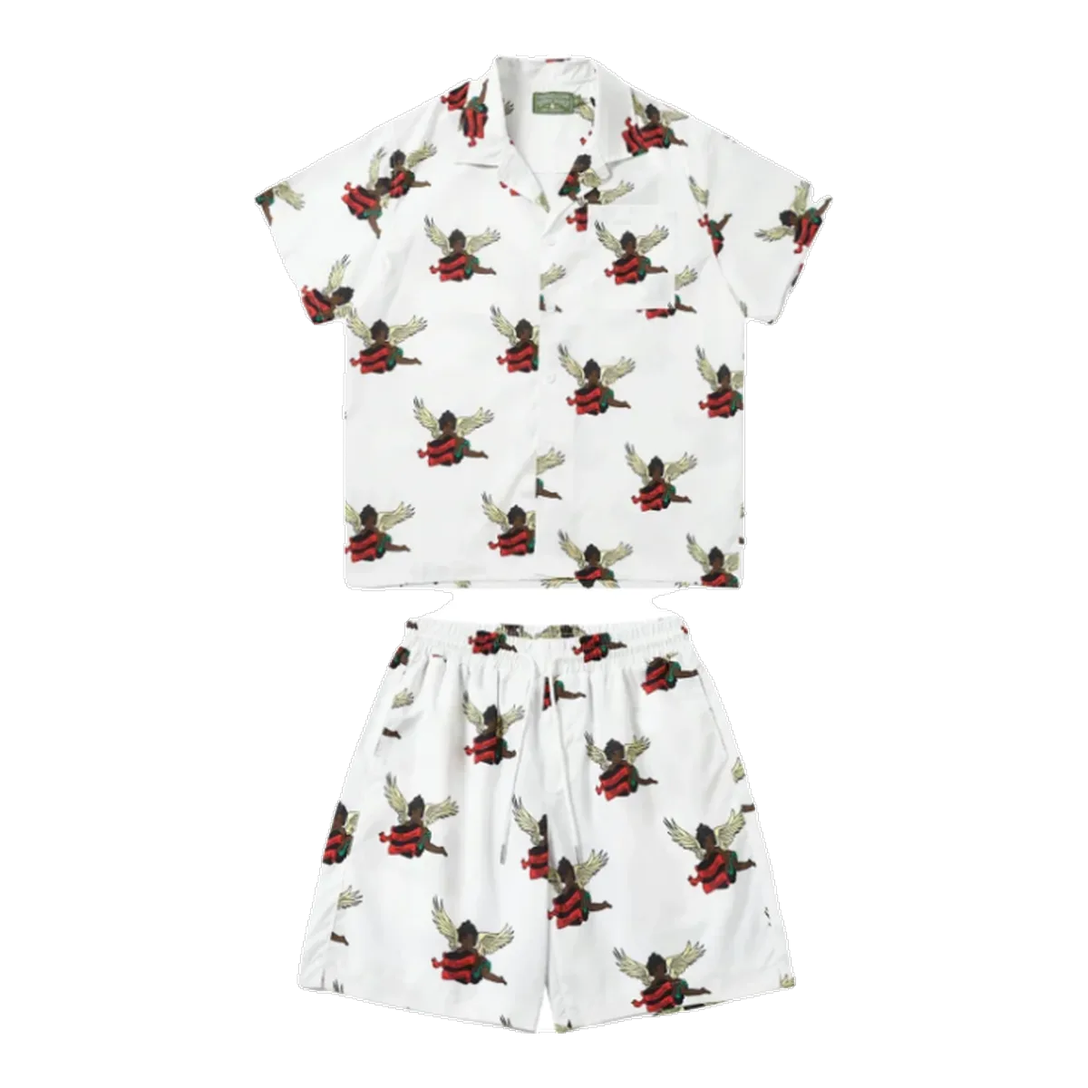 Denim Tears White Floral Set
