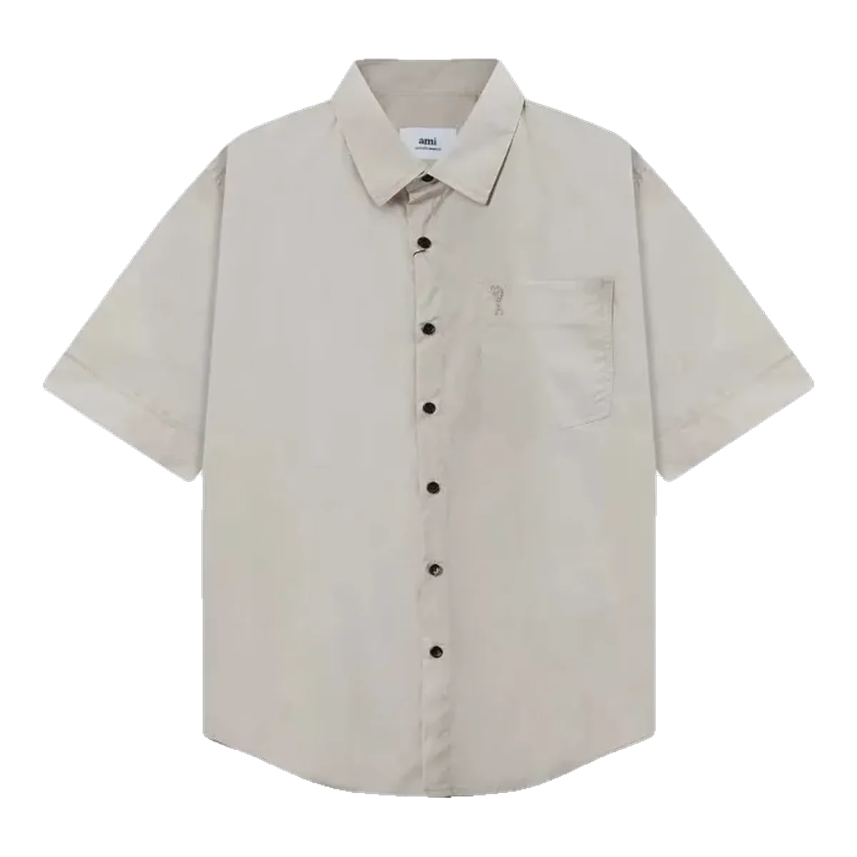 Ami Button Shirt Beige