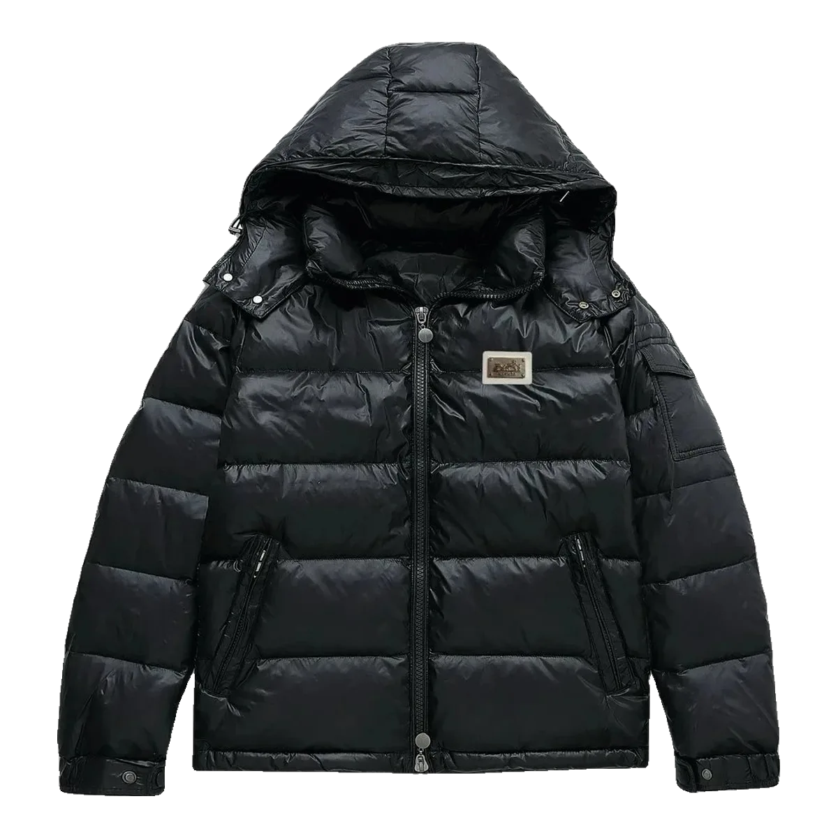 Hermes Black Puffer Jacket