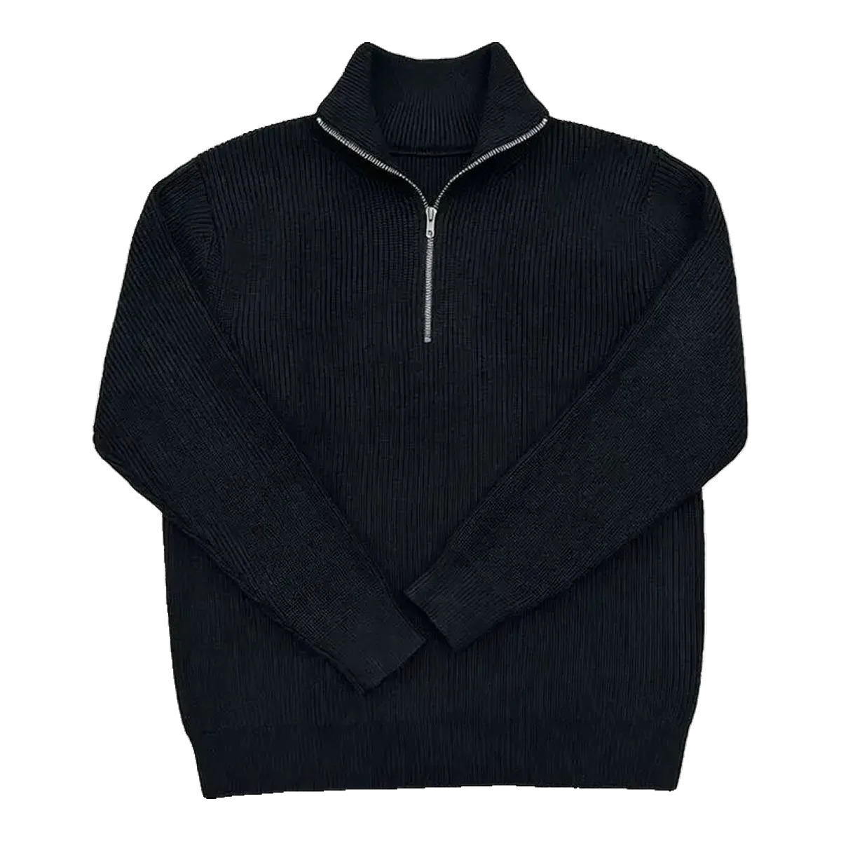 Hermes Quarter Zip Sweater Navy