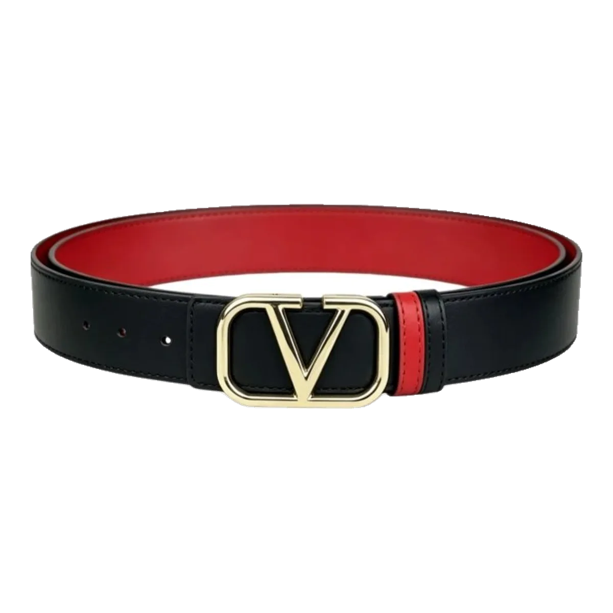 Valentino V-Logo Belt Black
