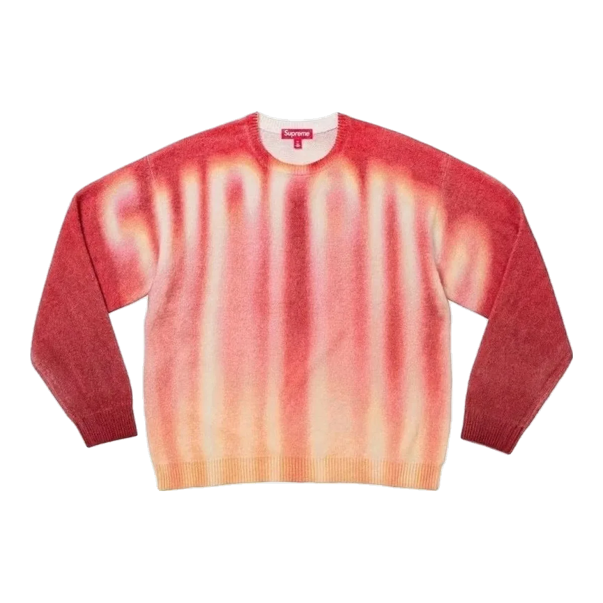 Supreme Red Logo Sweater