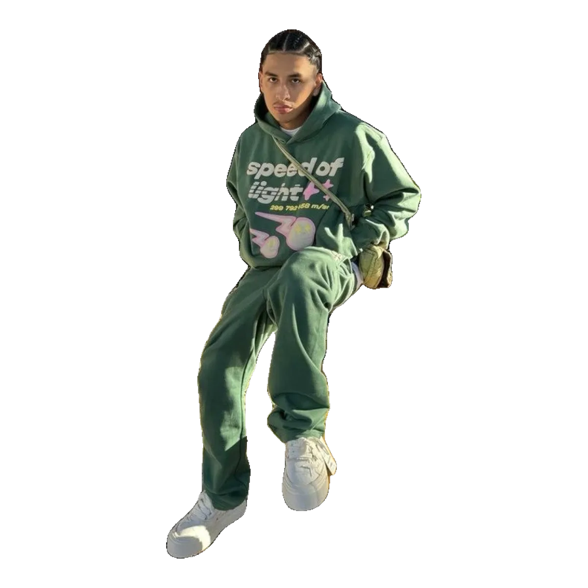 Broken Planet Tracksuit Green