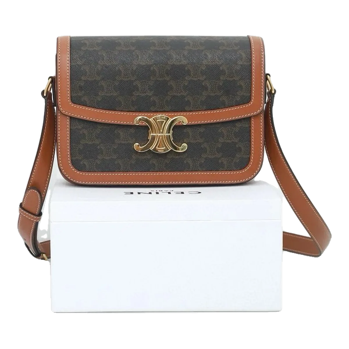 Celine Triomphe Bag Brown