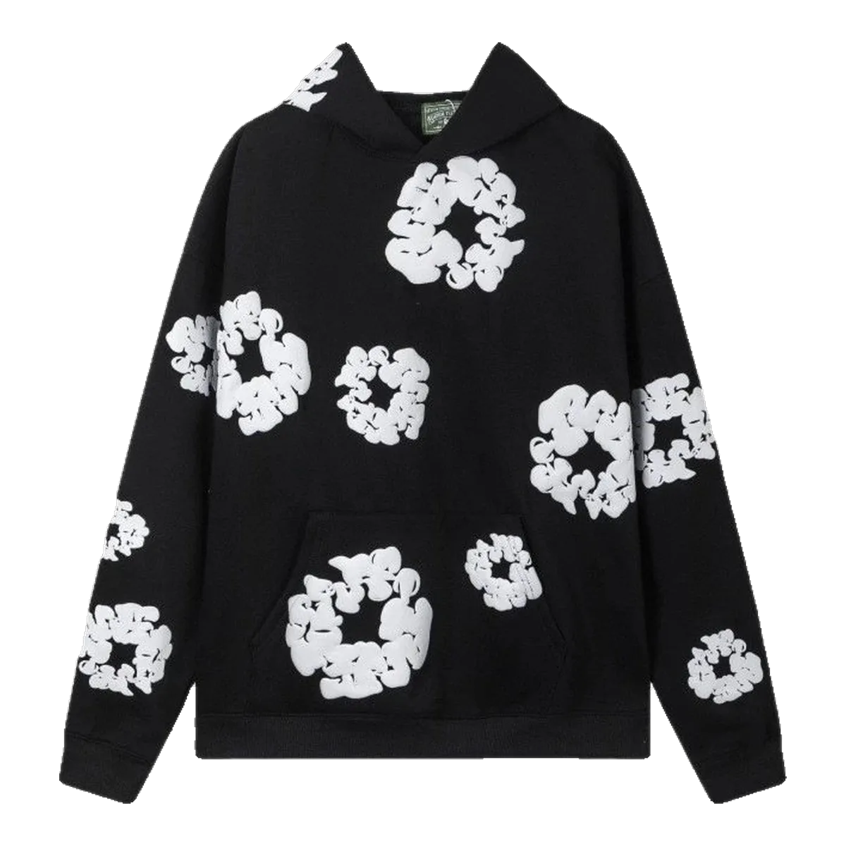 Denim Tears Floral Hoodie Set Black