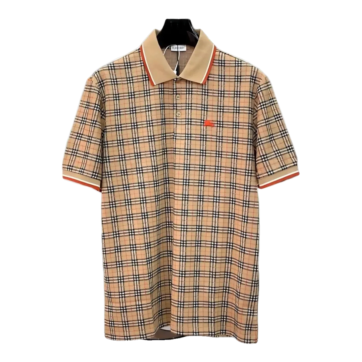 Burberry Check Shirt Beige