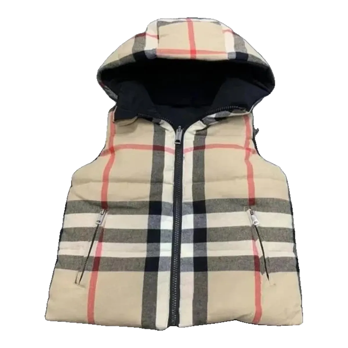 Burberry Check Gilet Beige