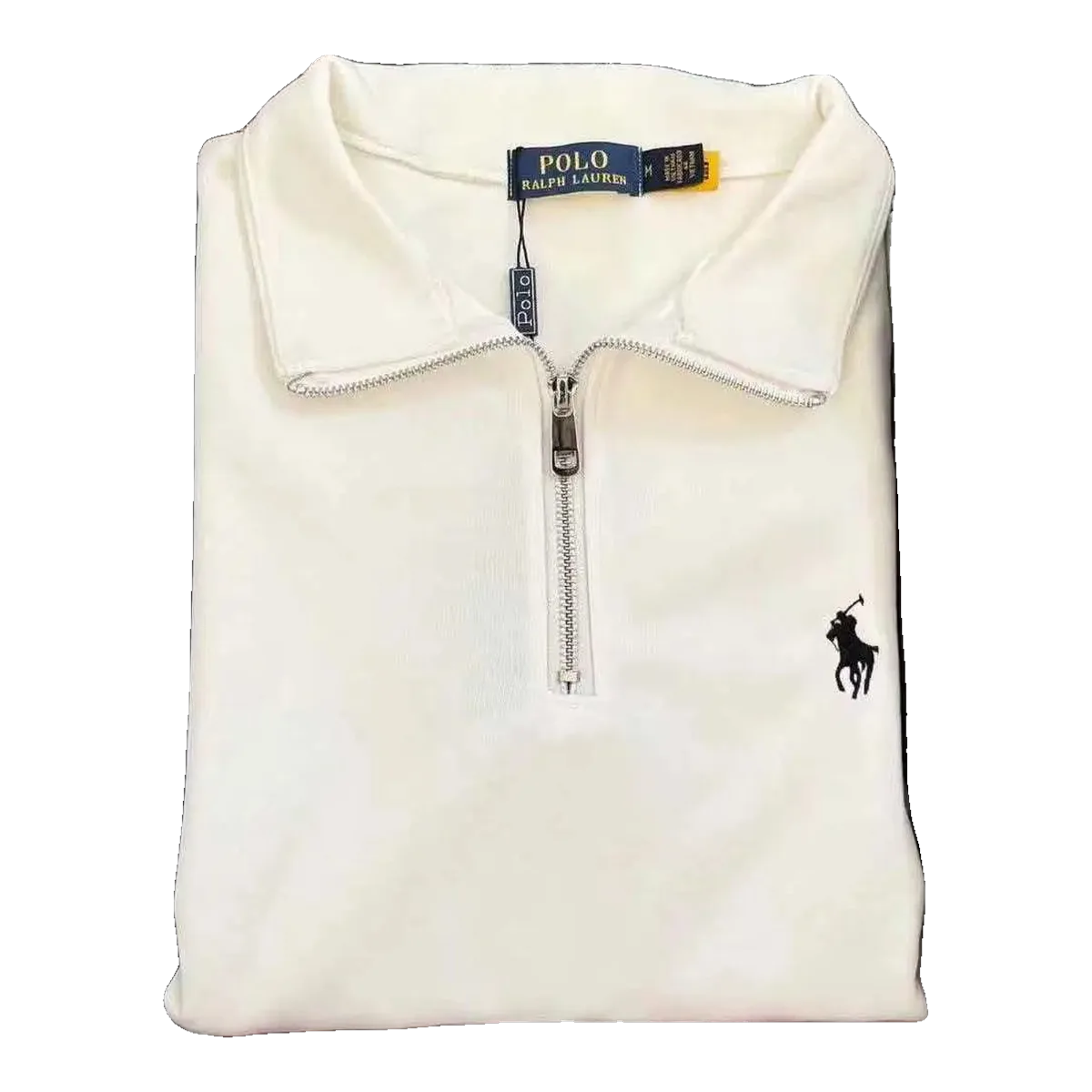 Ralph Lauren Quarter Zip Fleece Cream