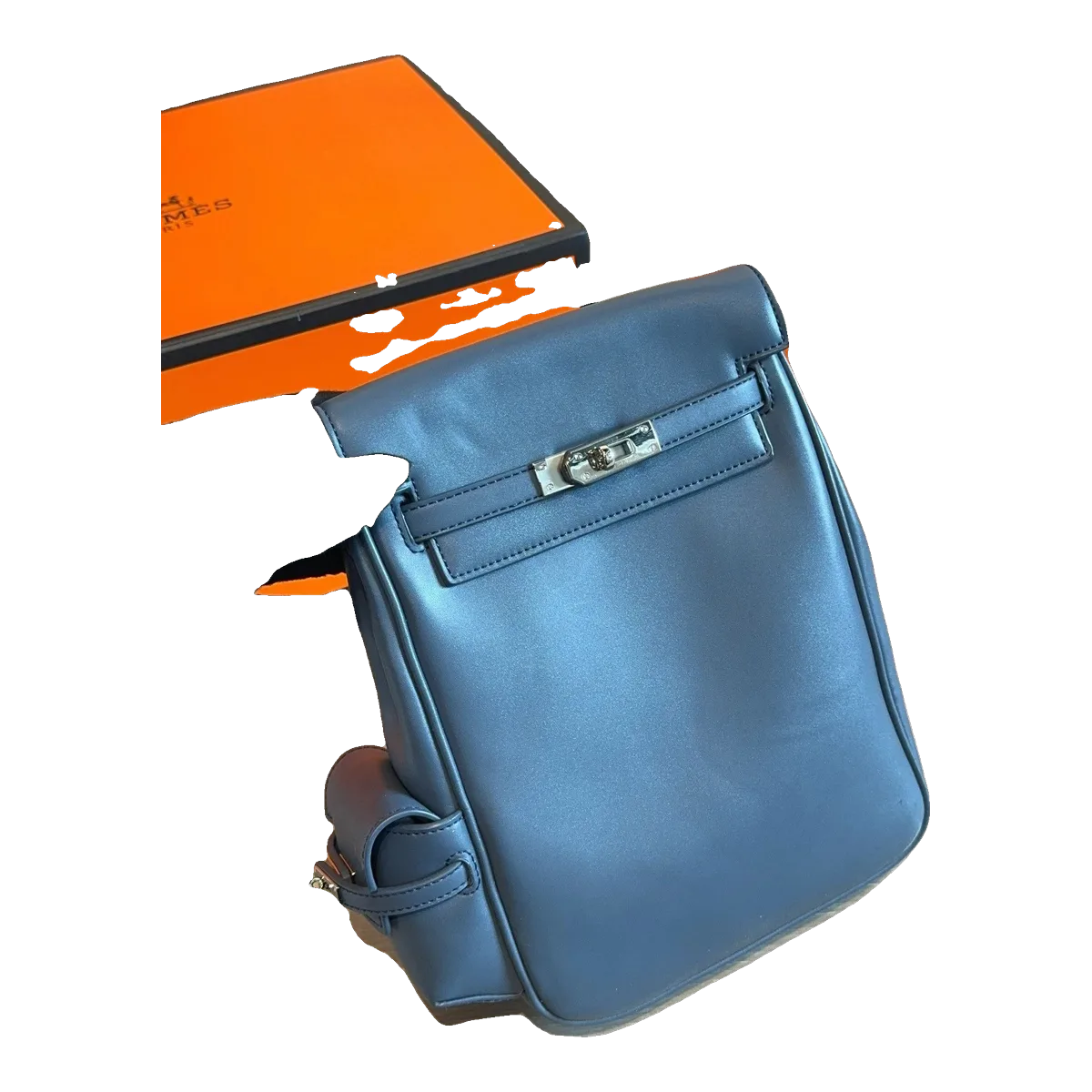 Hermes Blue Bag