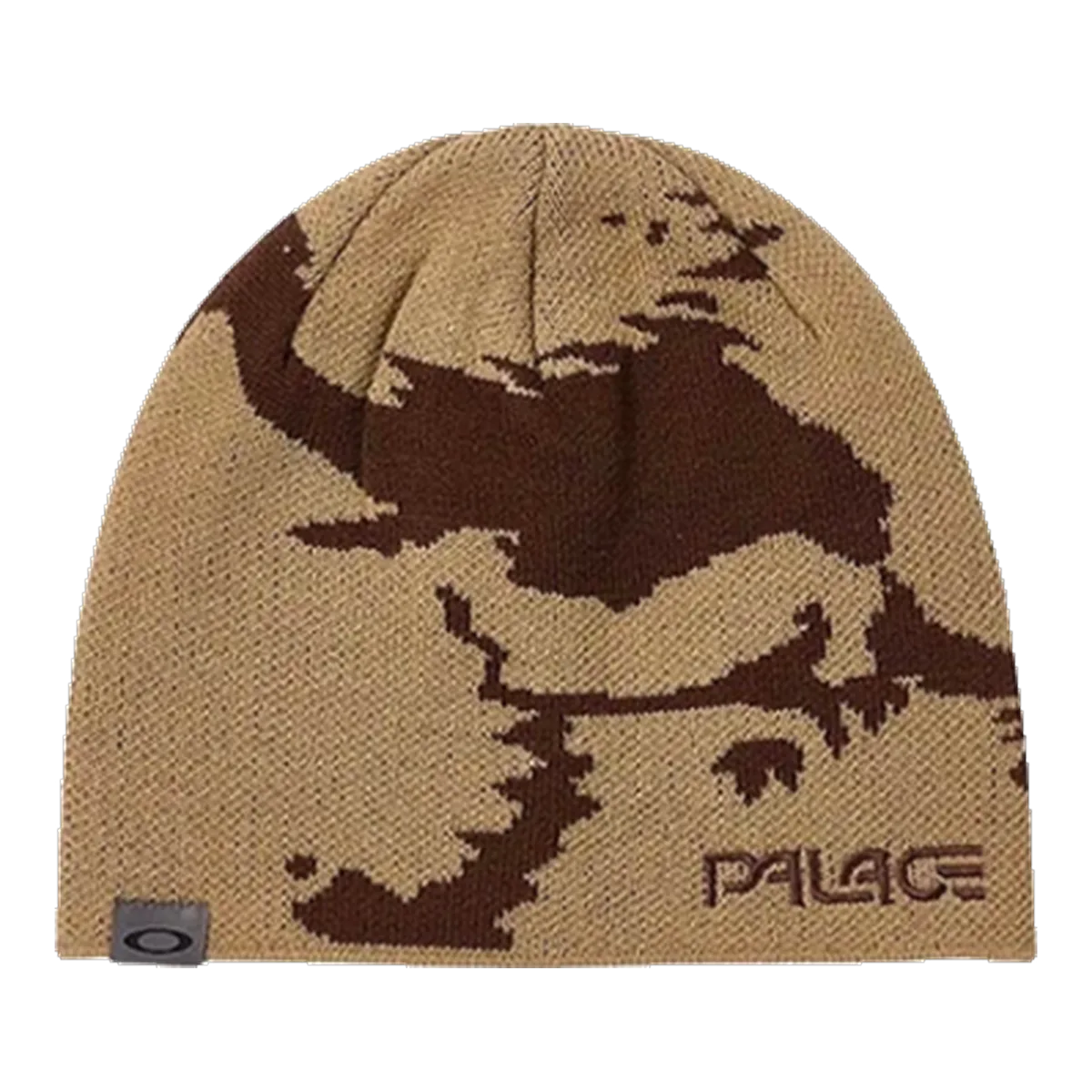 Palace Globe Beanie Brown