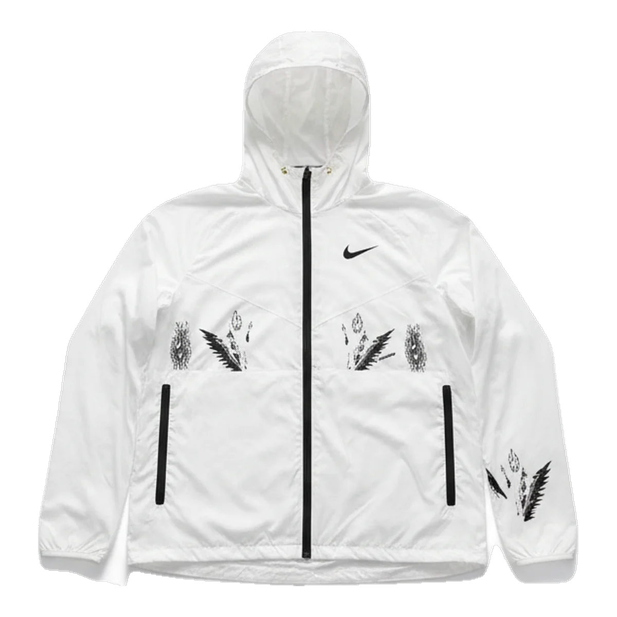 Nike White Windbreaker