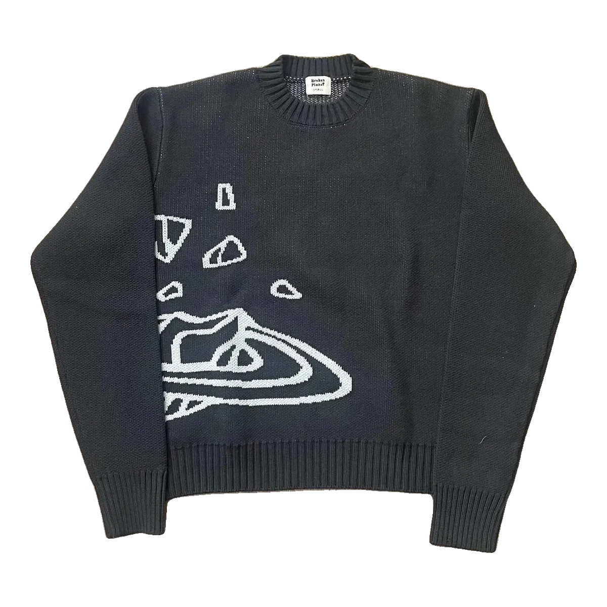 Broken Planet Knit Sweater Black