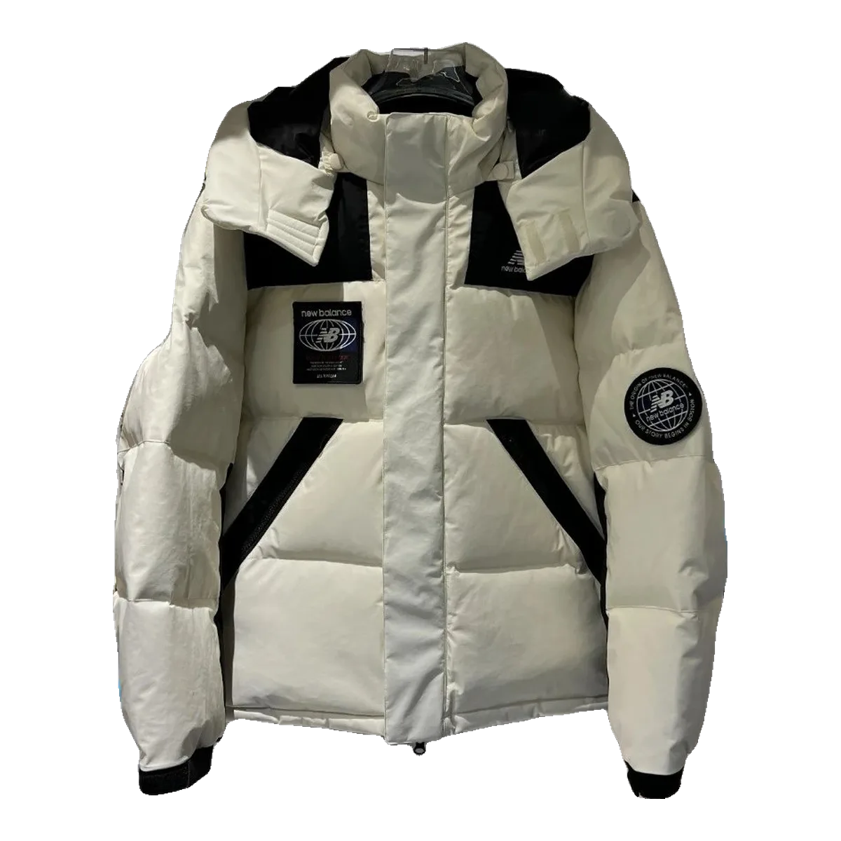 New Balance Cream Puffer Jacket
