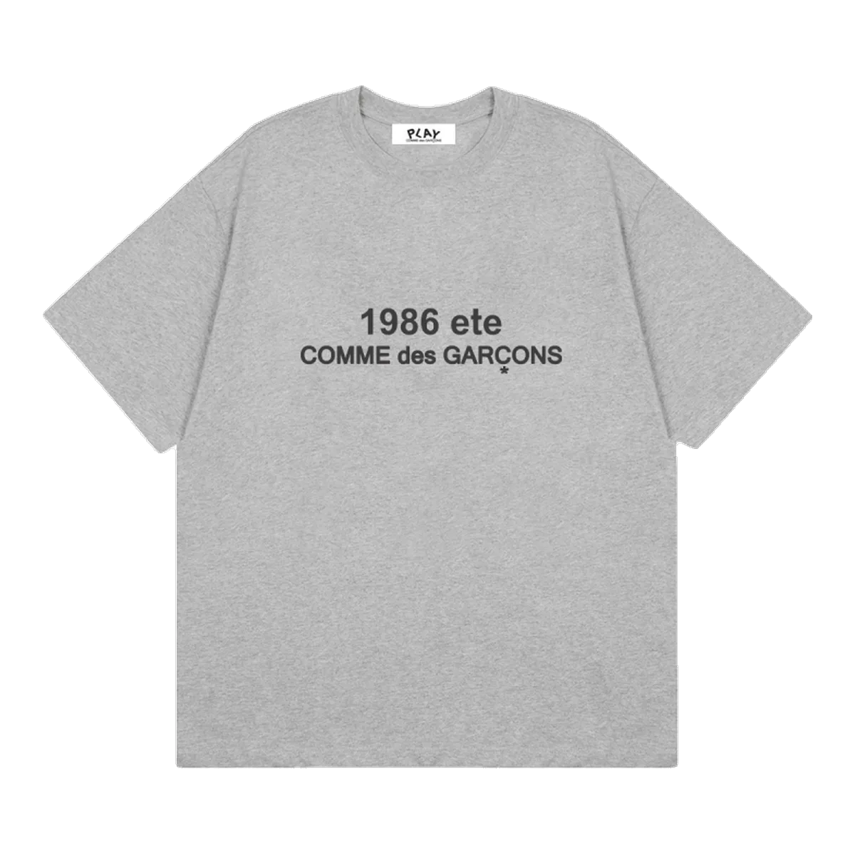 Cdg Grey Logo T-Shirt