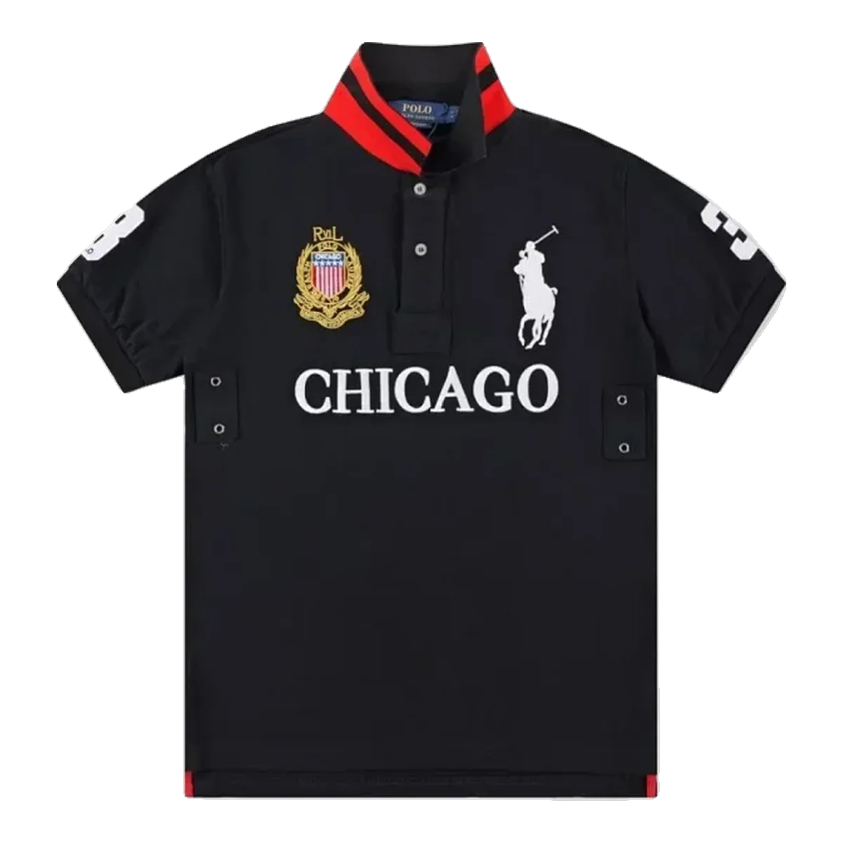 Ralph Lauren Black Chicago Polo Shirt