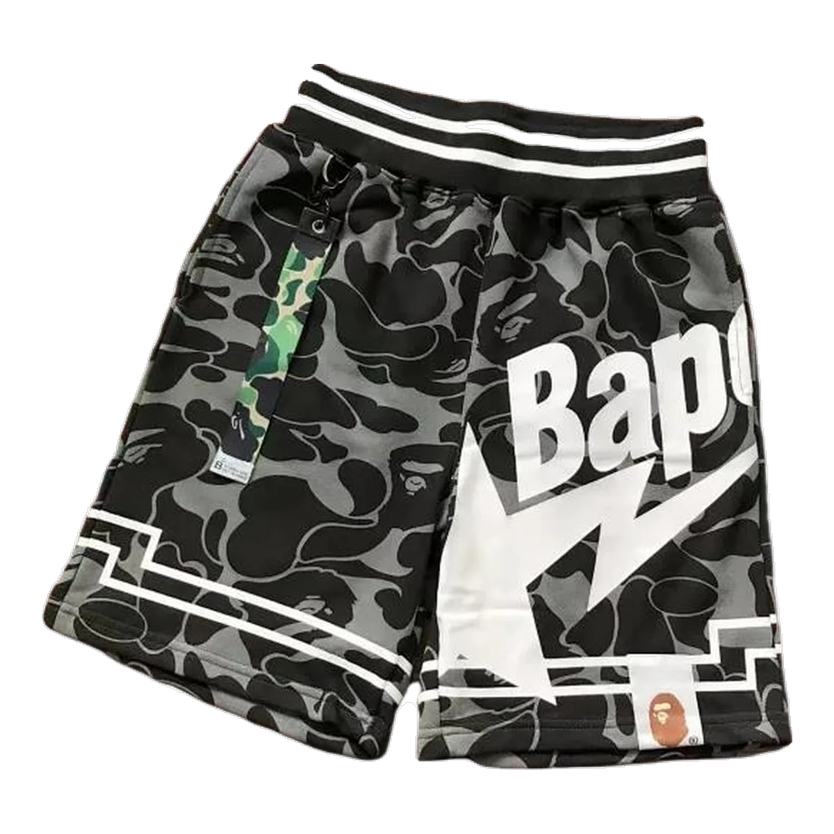 Bape Black Camo Shorts