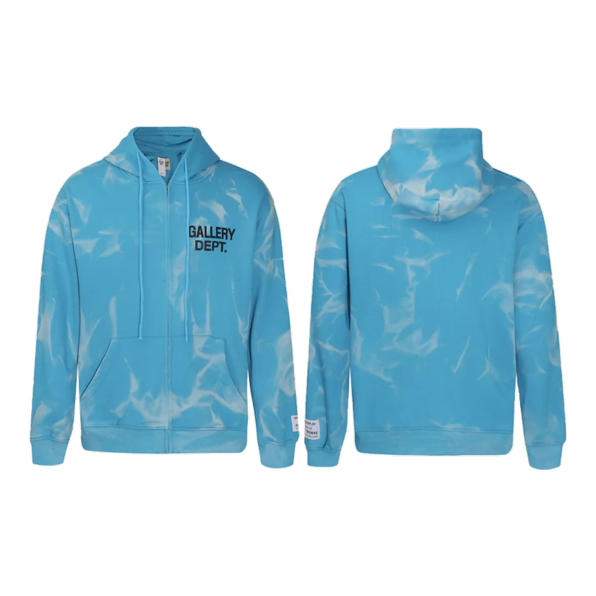 Gallery Dept Blue Tie-Dye Hoodie