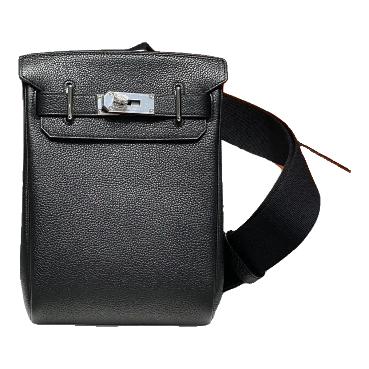 Hermes Black Leather Bag