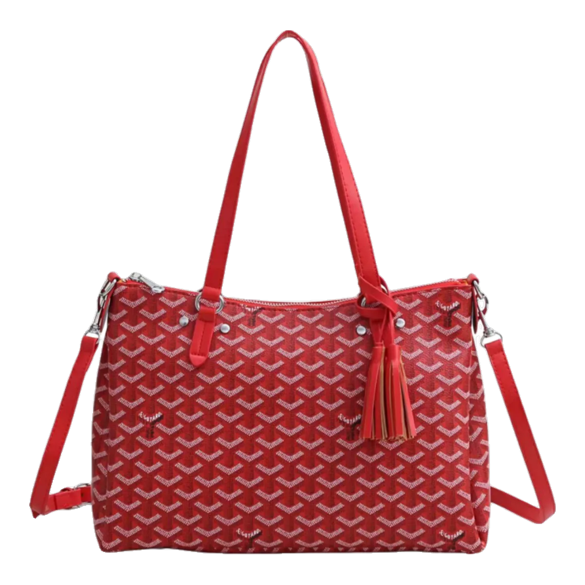 Goyard Red Tote Bag