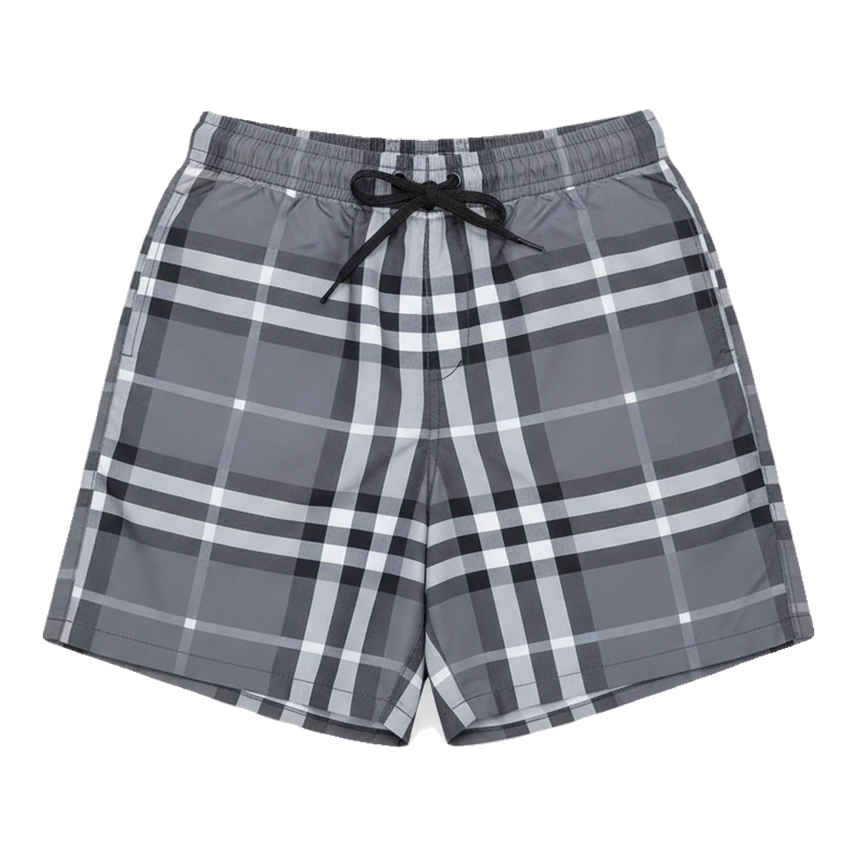 Burberry Check Shorts Grey